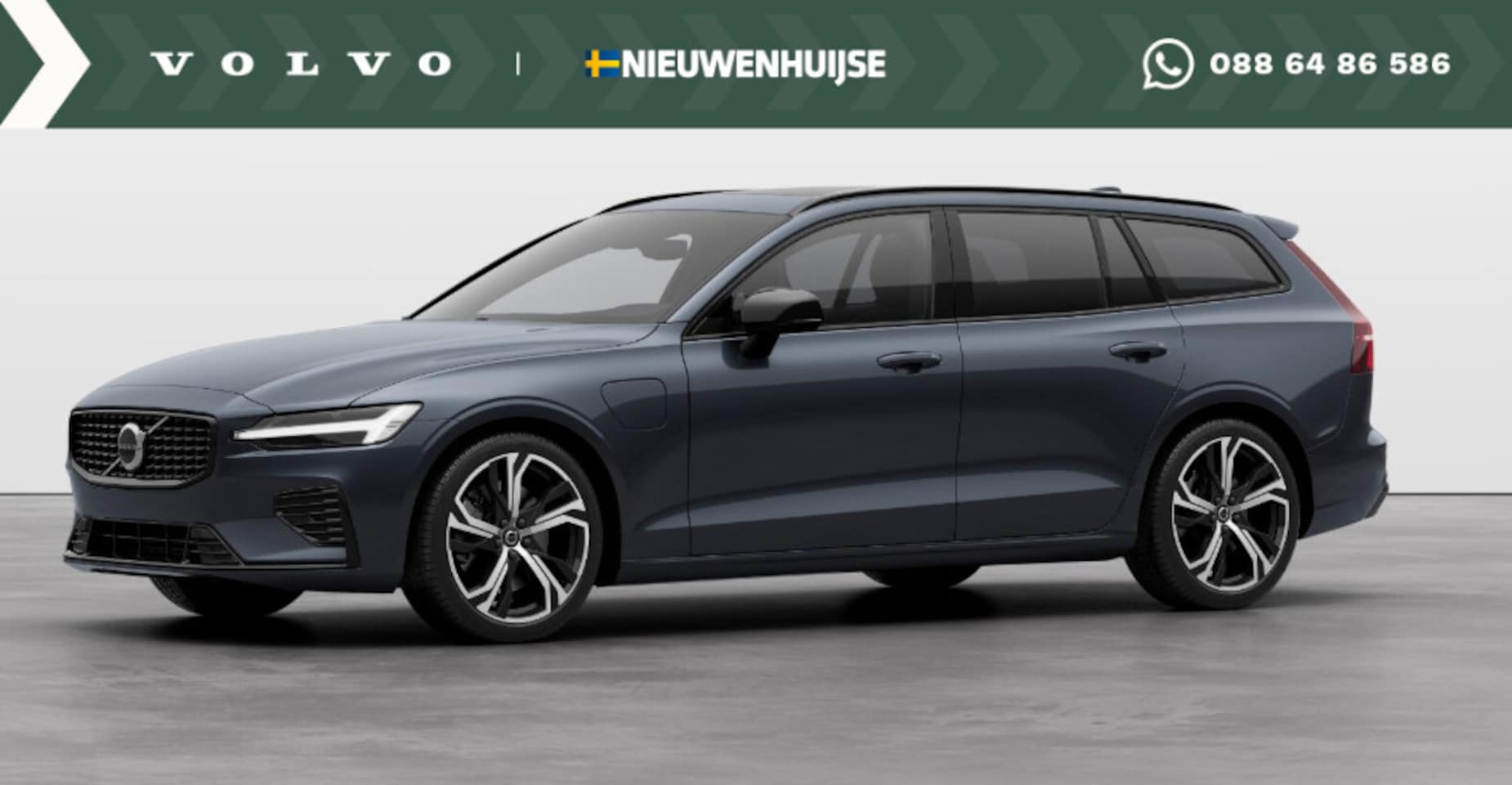 Volvo V60 - 2.0 T6 Plug-in hybrid AWD Plus Dark | Panodak | 19" | Getint glas | harman/kardon | Verwar - AutoWereld.nl