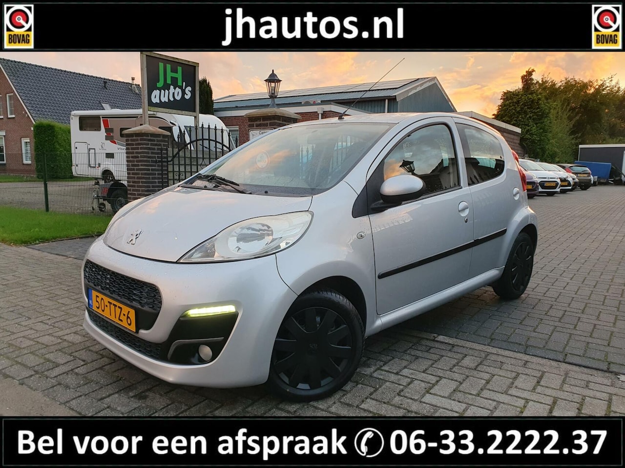 Peugeot 107 - 1.0 Active 5-DRS/LED/AIRCO/ELECKTR-P/NIEUWE-APK - AutoWereld.nl