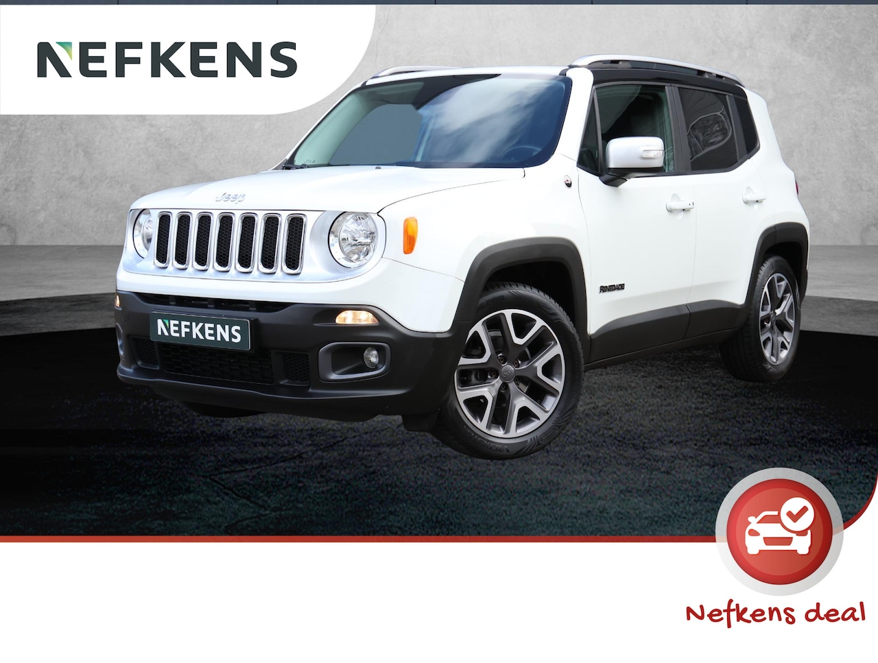 Jeep Renegade - 1.4T 140pk Opening Edition | Trekhaak | Navigatie | Lederen bekleding | All-season banden - AutoWereld.nl