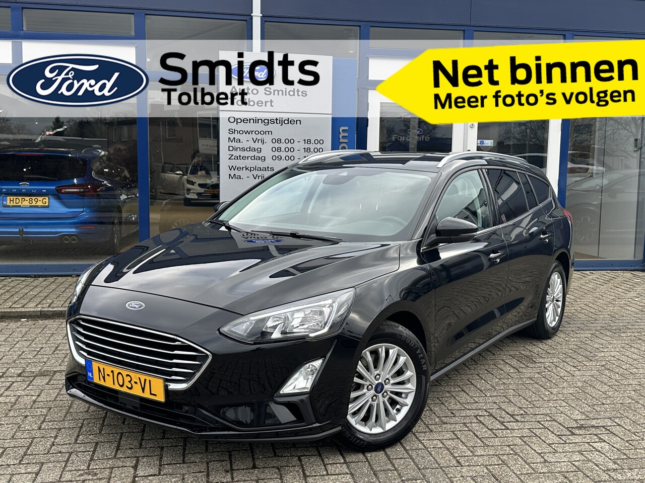 Ford Focus Wagon - EcoBoost 125 pk Titanium X | Camera | LED | El. a. klep | Digit. display | Navi | Clima | - AutoWereld.nl