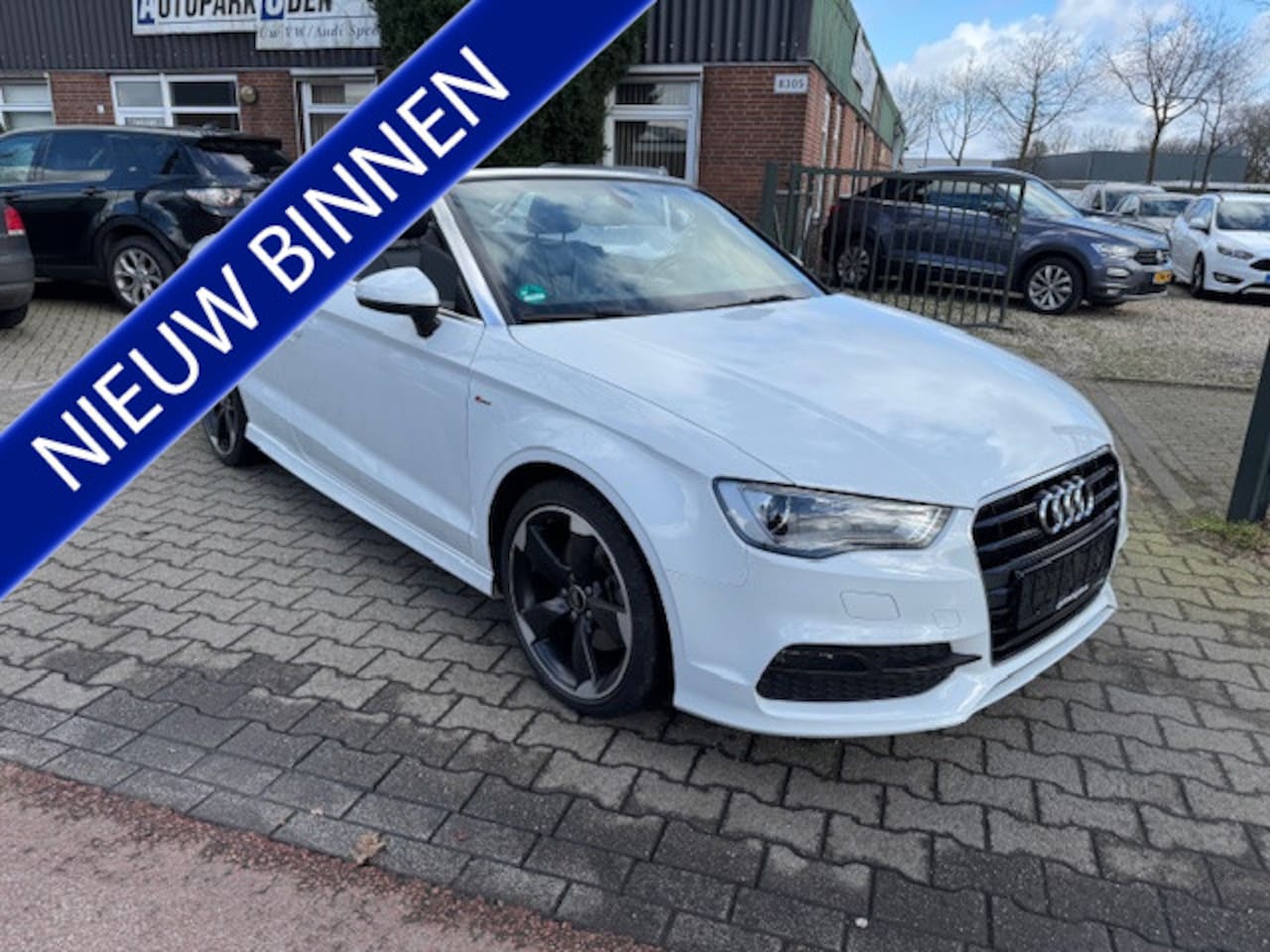 Audi A3 Cabriolet - 1.8 TFSI Ambition Pro Line S-Line Automaat Leder,Navigatie,parkeersensoren,stoelverwarming - AutoWereld.nl