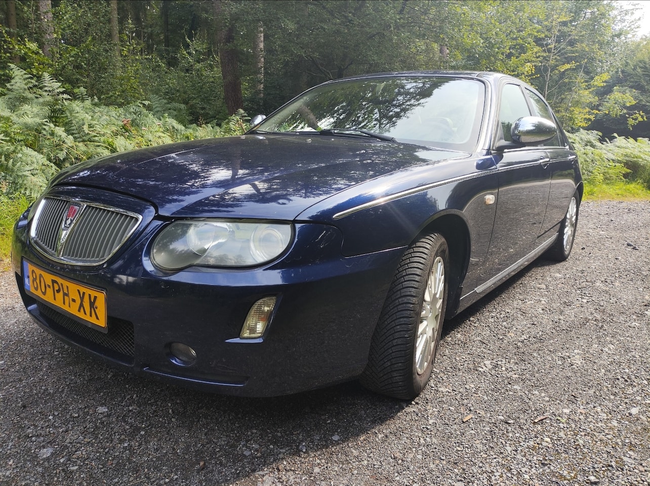 Rover 75 - 1.8 Sterling Royal Blue met sandstone leer interieur - AutoWereld.nl