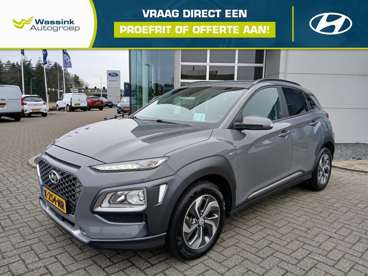 Hyundai Kona - 1.6 GDI HEV 141pk DCT Fashion | Automaat | Navigatie | Head up display | Licht metalen vel - AutoWereld.nl