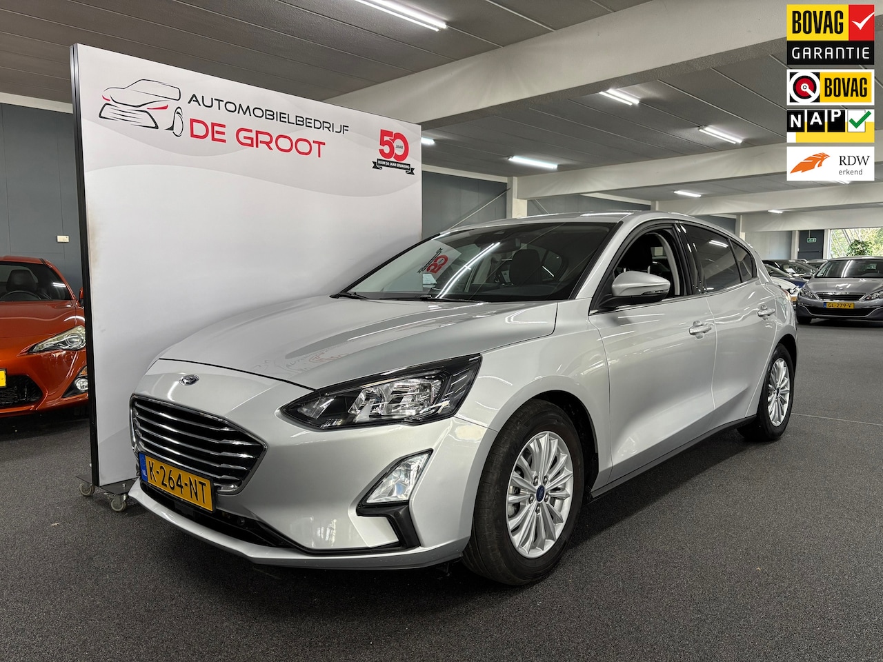 Ford Focus - 1.0 EcoBoost Hybrid Titanium X Business / NL-auto, Eerste eigenaar, Stoel en stuurverwarmi - AutoWereld.nl