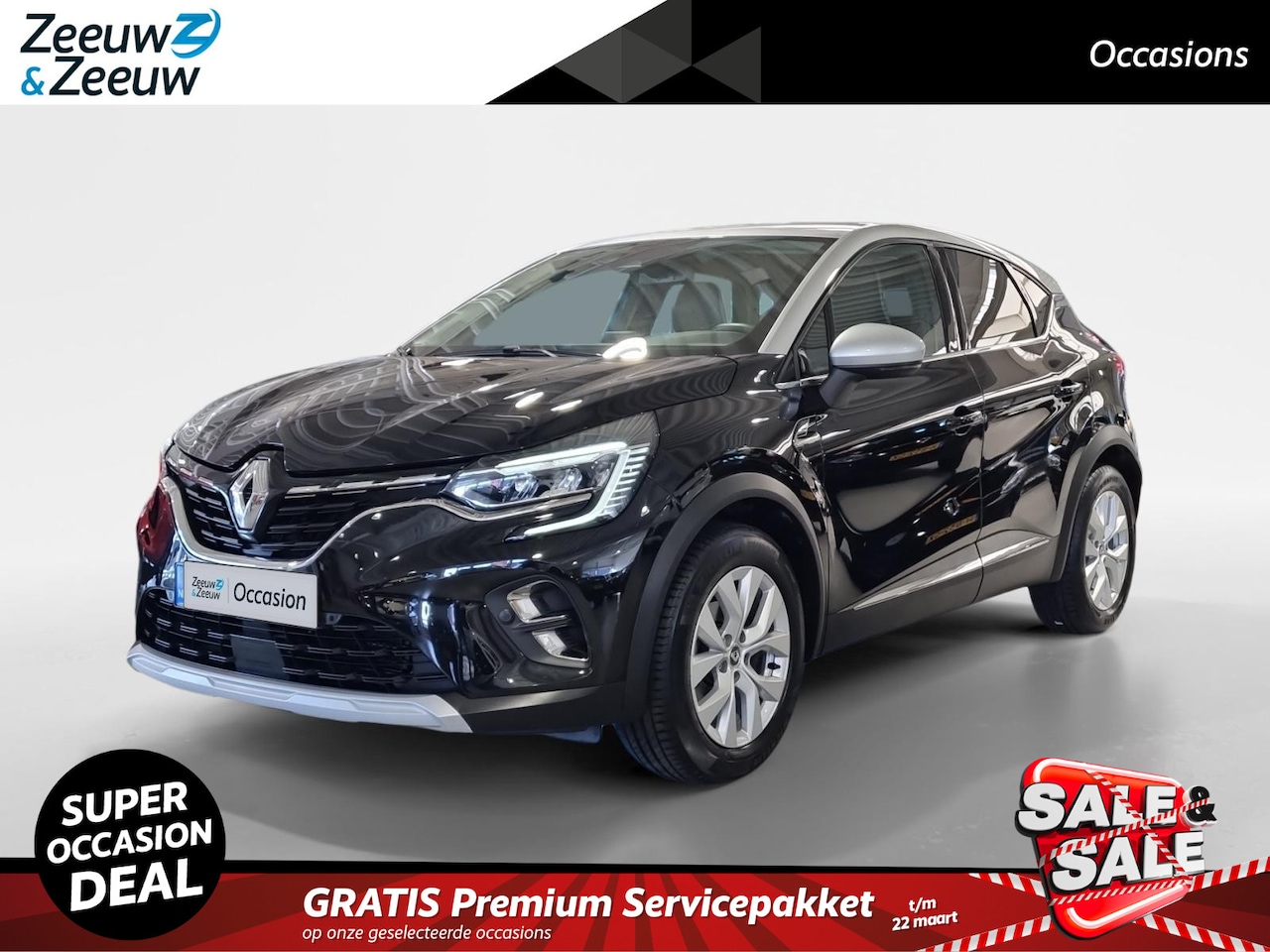 Renault Captur - 1.0 TCe 90 Intens * Achteruit camera * Navigatie * Dealer onderhoud  * Carplay * Grote sch - AutoWereld.nl