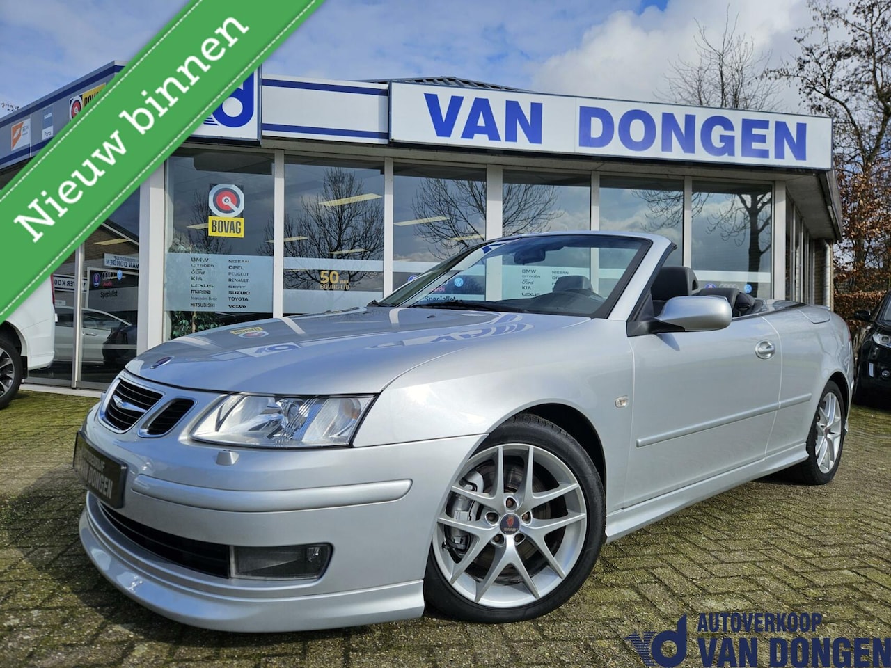 Saab 9-3 Cabrio - 2.8T V6 Aero | Automaat | Dealer onderh. | Zéér mooi! - AutoWereld.nl