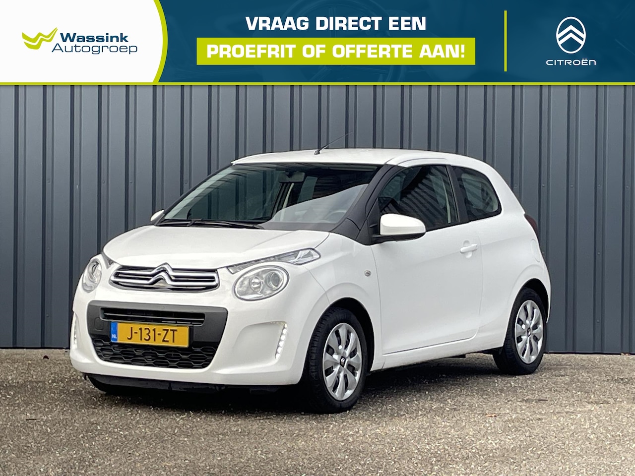 Citroën C1 - 1.0 VTi 72PK Feel Airco | Camera | Bluetooth | Carplay NL Auto - AutoWereld.nl