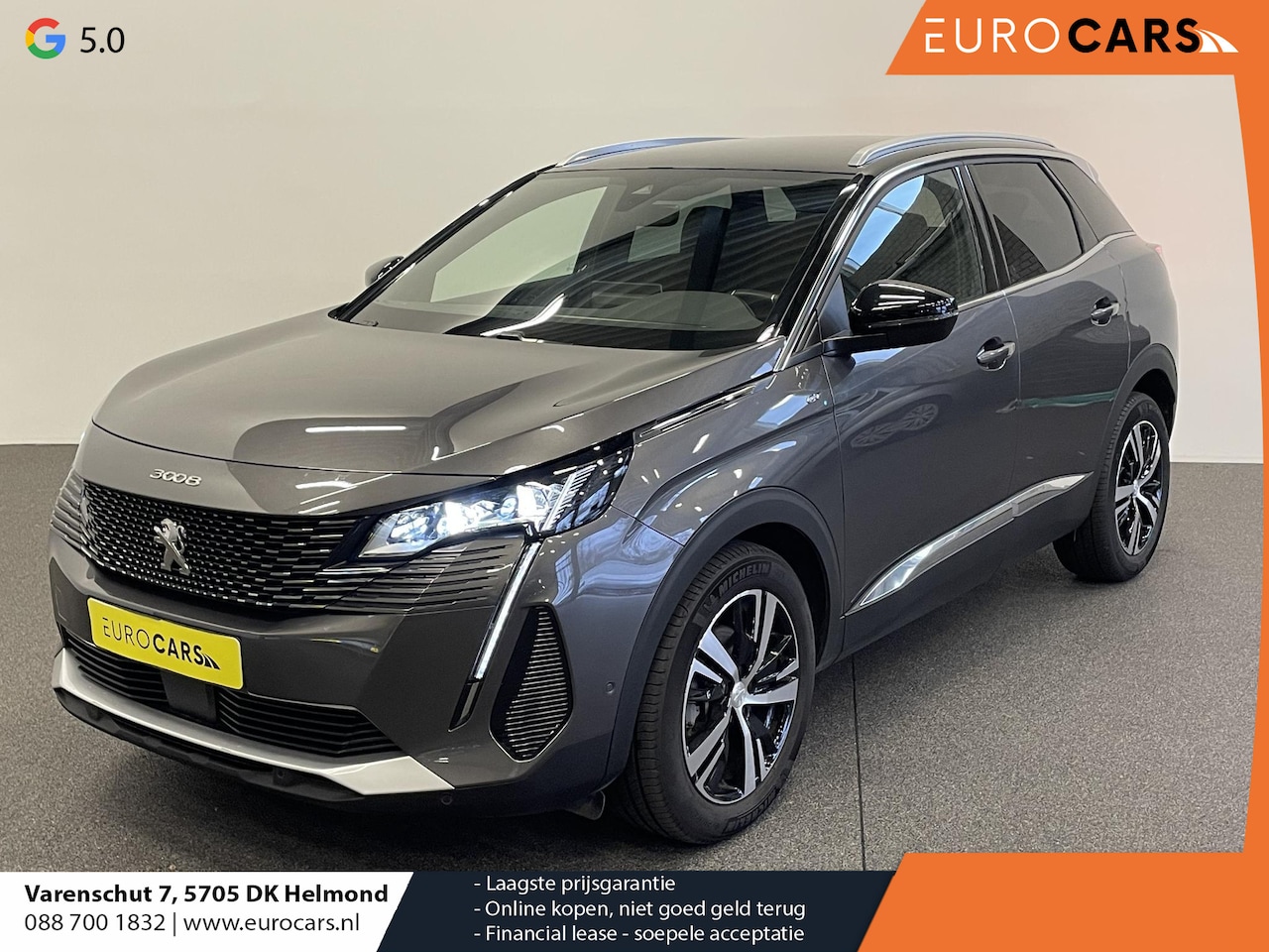 Peugeot 3008 - 1.2 130 pk EAT-8 Aut. GT Line Airco|ECC Navi Carplay PDC VA + Camera Full LED 18" LM Velge - AutoWereld.nl