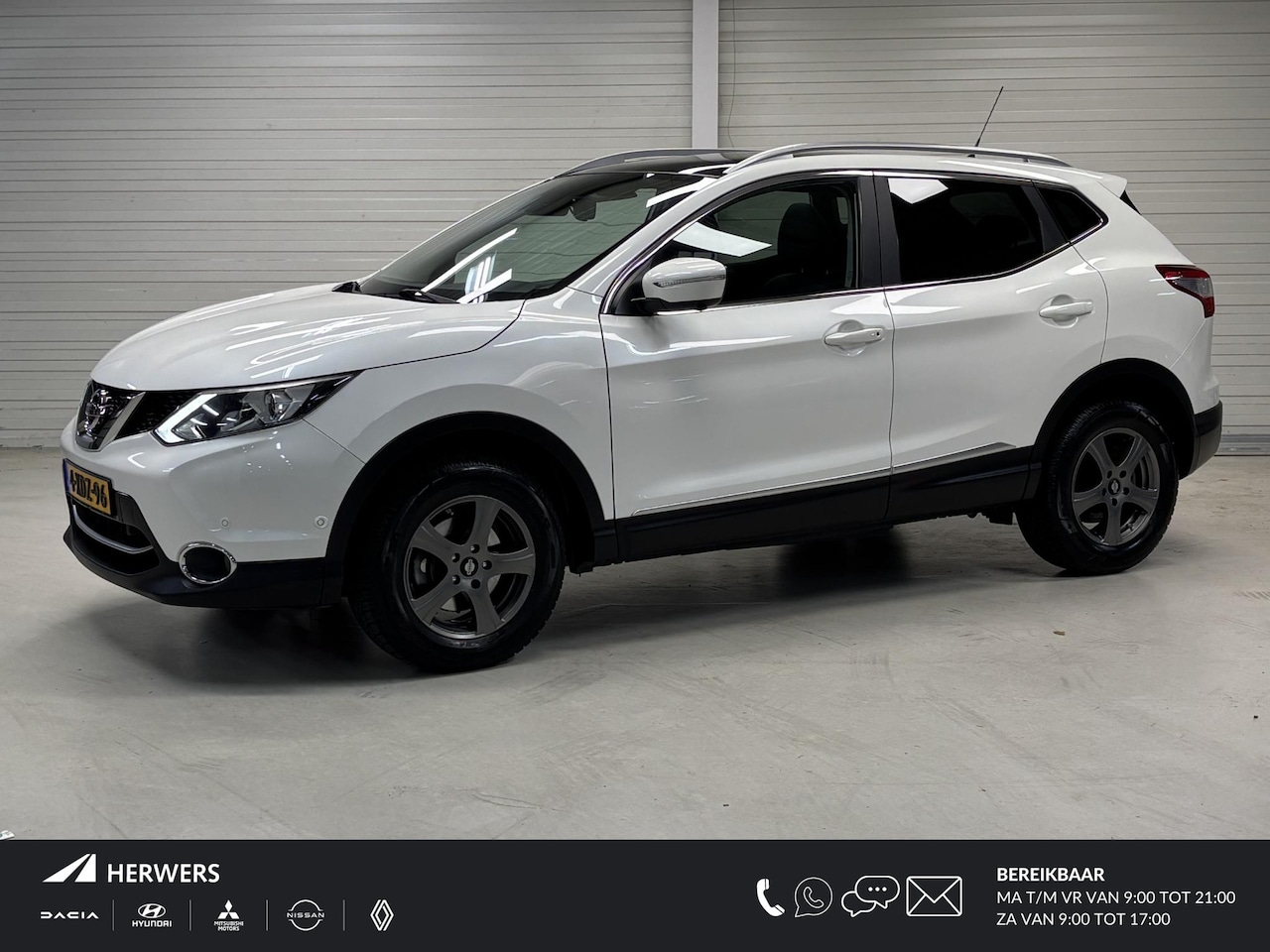 Nissan Qashqai - 1.2 Tekna / Trekhaak 1200 KG / Lederen Bekleding / Eerste Eigenaar / Dealer onderhouden / - AutoWereld.nl