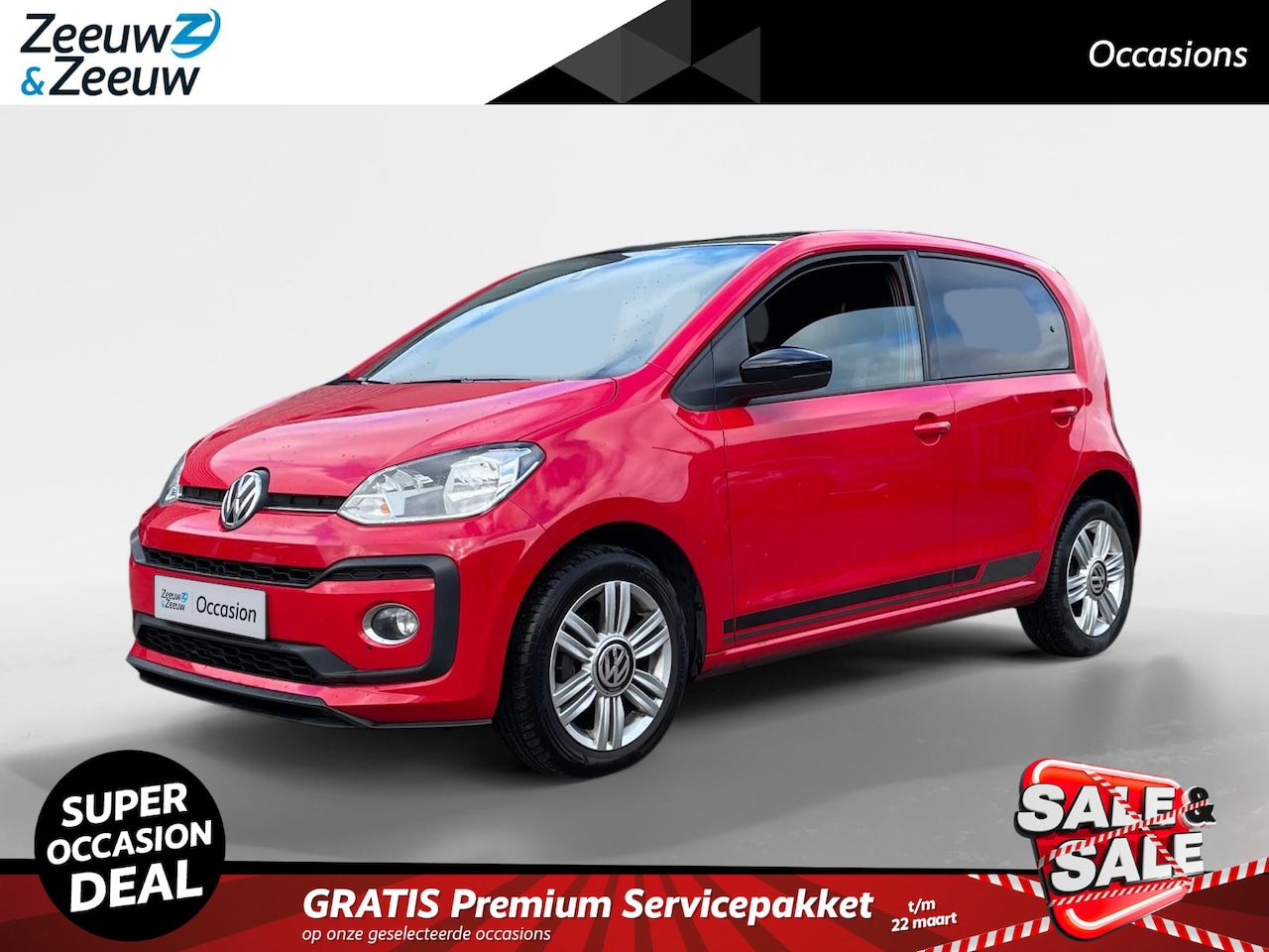 Volkswagen Up! - 1.0 TSI BMT high up! | NIEUW BINNEN! | 90pk! | Stoelverwarming | Climate control | Camera - AutoWereld.nl