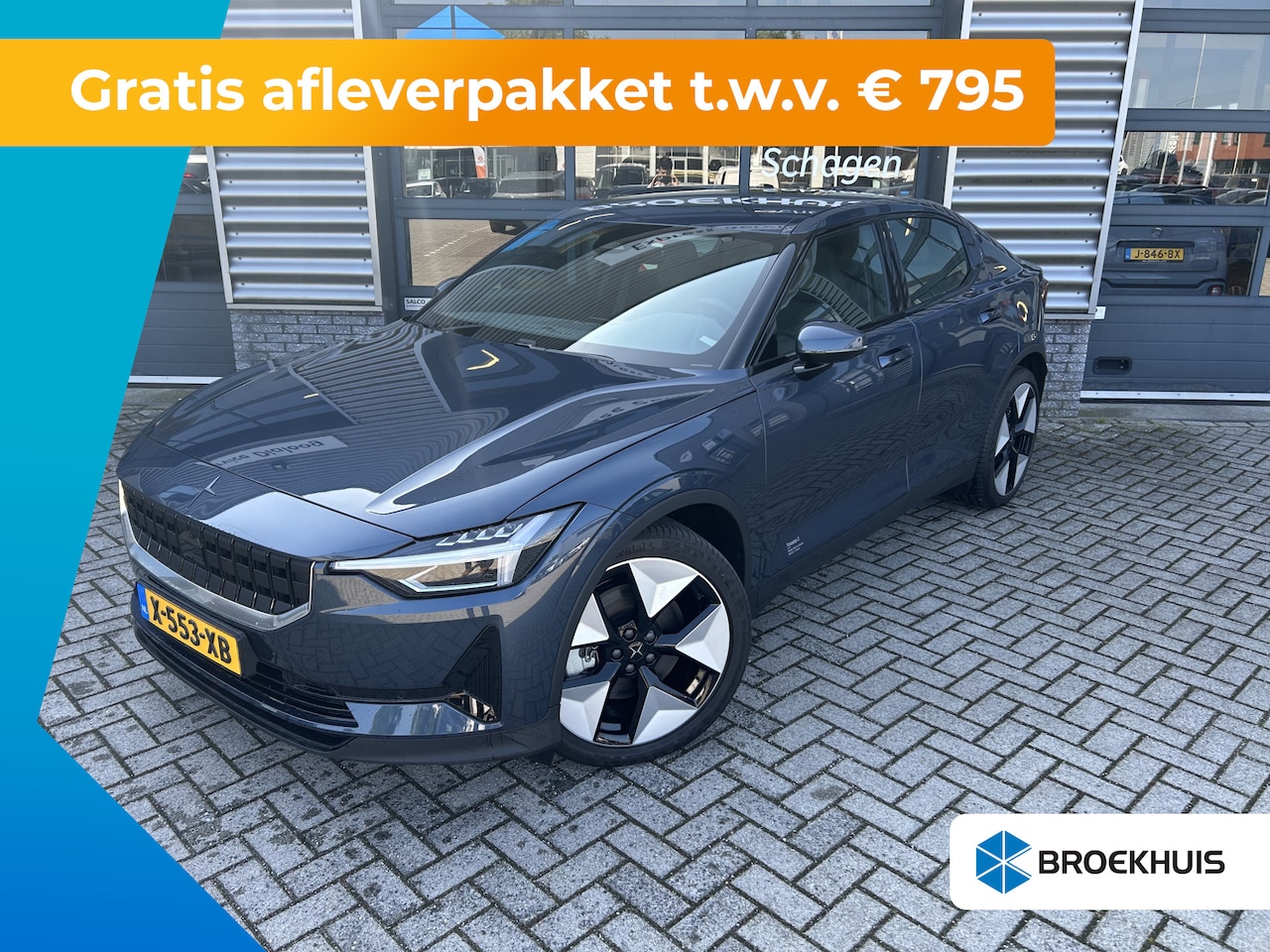 Polestar 2 - Standard Range Single Motor 69 kWh 231 pk | Camera | Navi | Dodehoek | Keyless | Panoramad - AutoWereld.nl