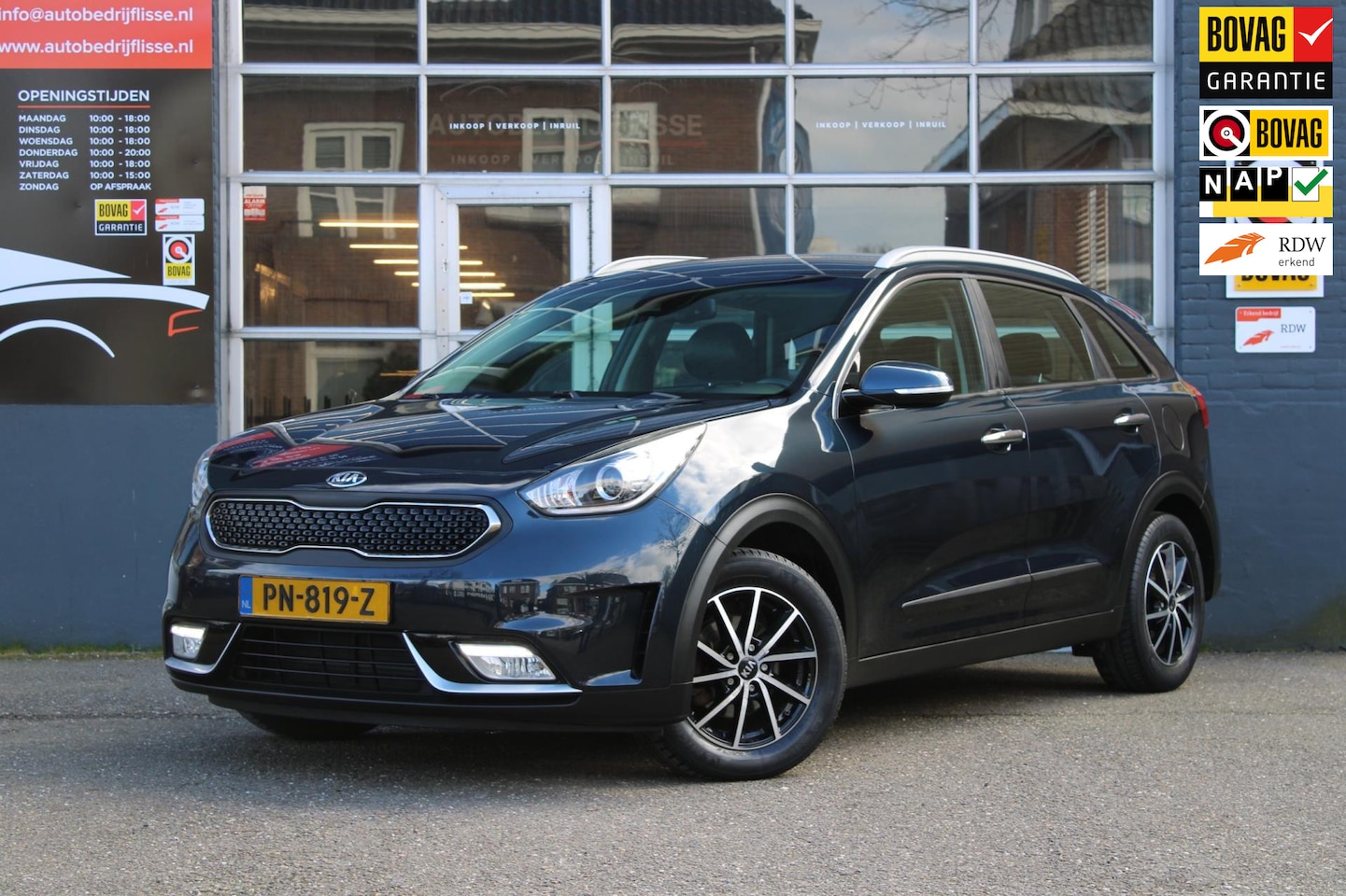 Kia Niro - 1.6 GDi Hybrid DynamicLine Automaat Navi Camera Nap - AutoWereld.nl