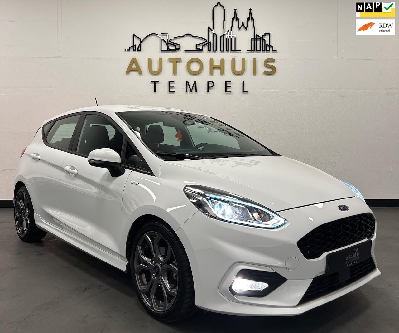 Ford Fiesta - 1.0 EcoBoost ST-Line Nap Airco LED PDC Cruise Keyless Entry VOL - AutoWereld.nl