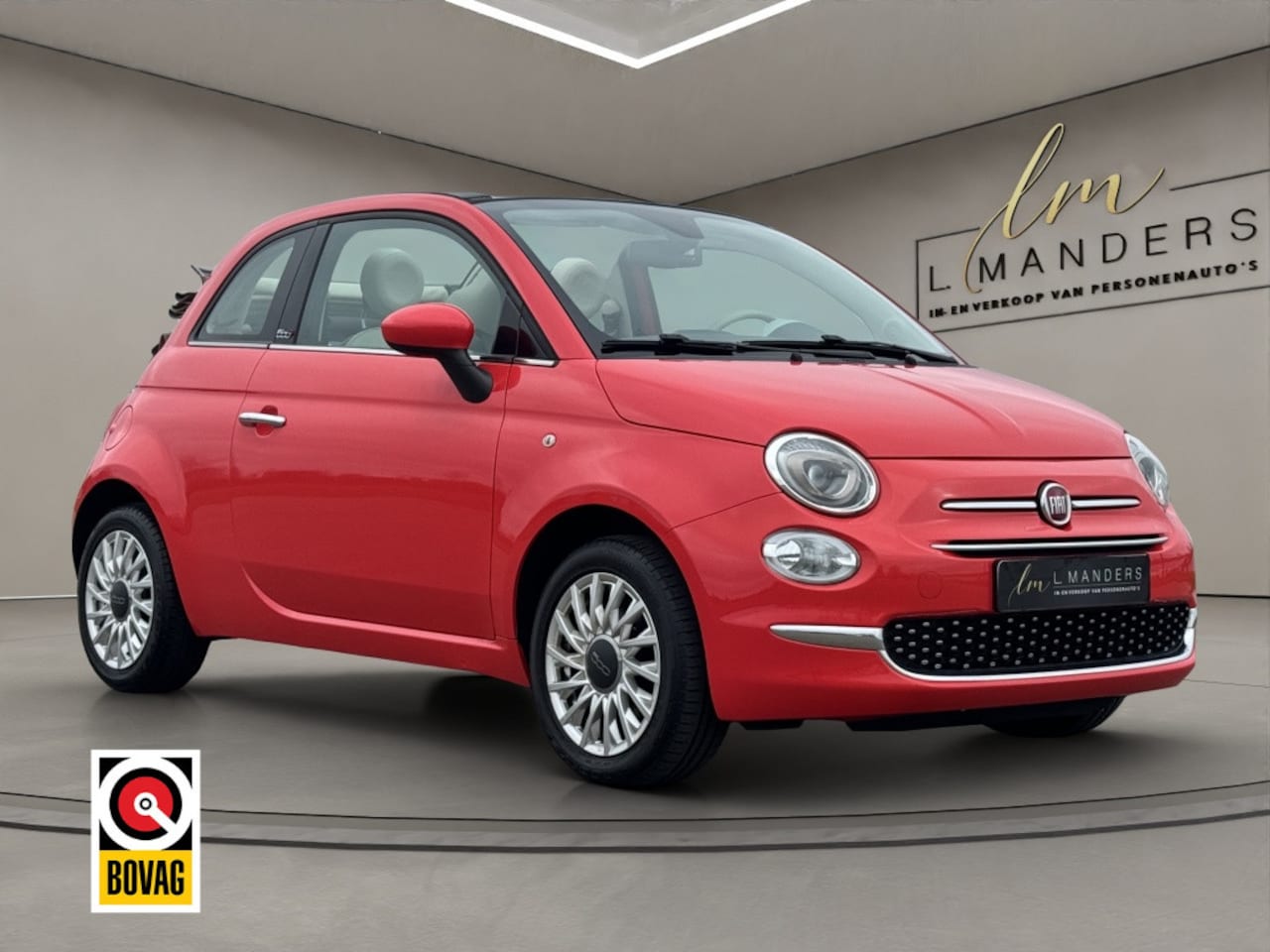 Fiat 500 C - 1.2 Lounge 2018 KORAAL | Cabriolet | Climate Control - AutoWereld.nl