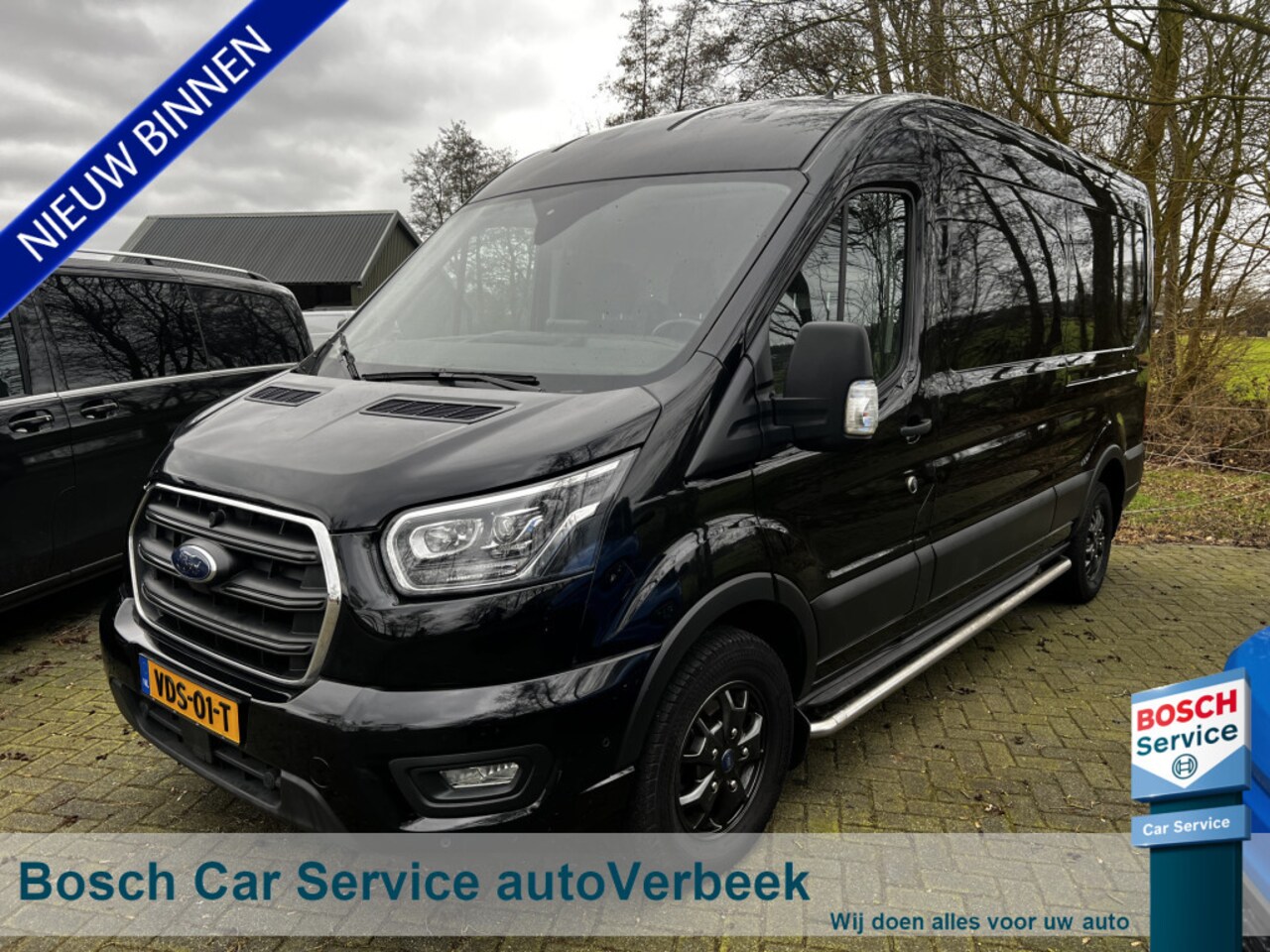 Ford Transit - L3H2 RWD 2.0TDCi 185pk Limited | 3.5t. trekhaak | Bi-Xenon | Navi | Pdc + Camera | Voorrui - AutoWereld.nl