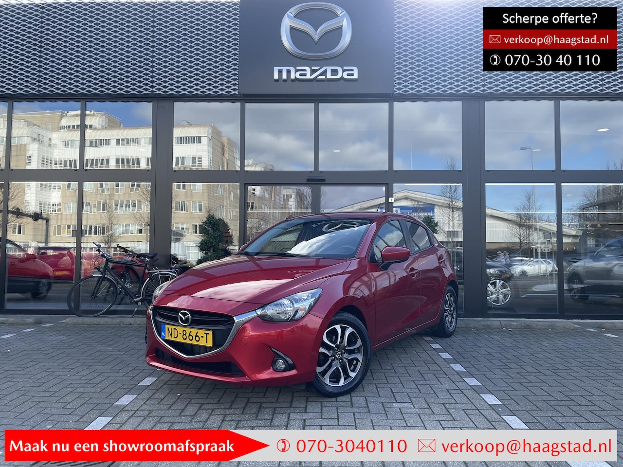 Mazda 2 - 1.5 Skyactiv-G GT-M Line Dealer onderhouden / Stoelverwarming / Navigatie - AutoWereld.nl