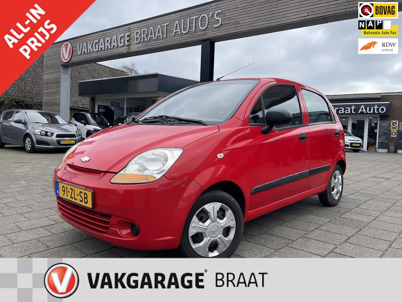 Chevrolet Matiz - 0.8 l AIRCO l STUURBEKR. l ELEK. RAMEN l RIJKLAAR! - AutoWereld.nl