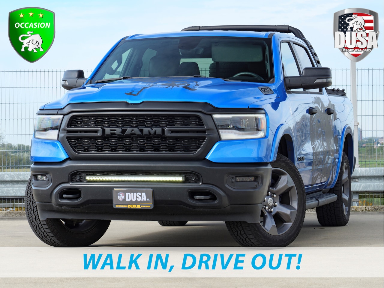 Dodge Ram 1500 - | Build To Serve | 5.7 V8 HEMI | 4x4 | Crew Cab | | Led | Apple Carplay | Hydro Blue - AutoWereld.nl