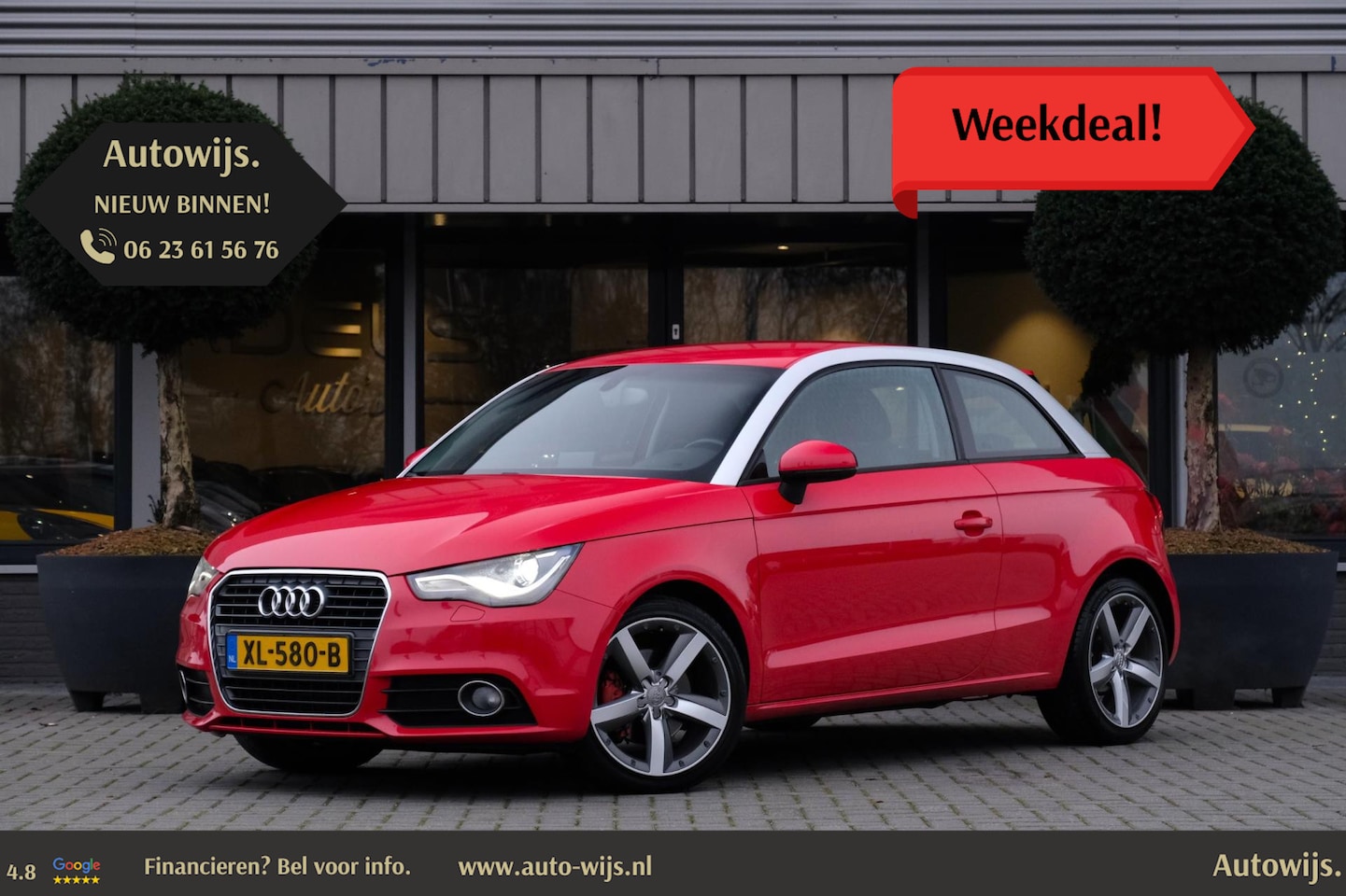 Audi A1 - 1.4 TFSI 119g. Ambition Pro Line Business|Navi|Xenon|Cruise|S-Line Velg - AutoWereld.nl