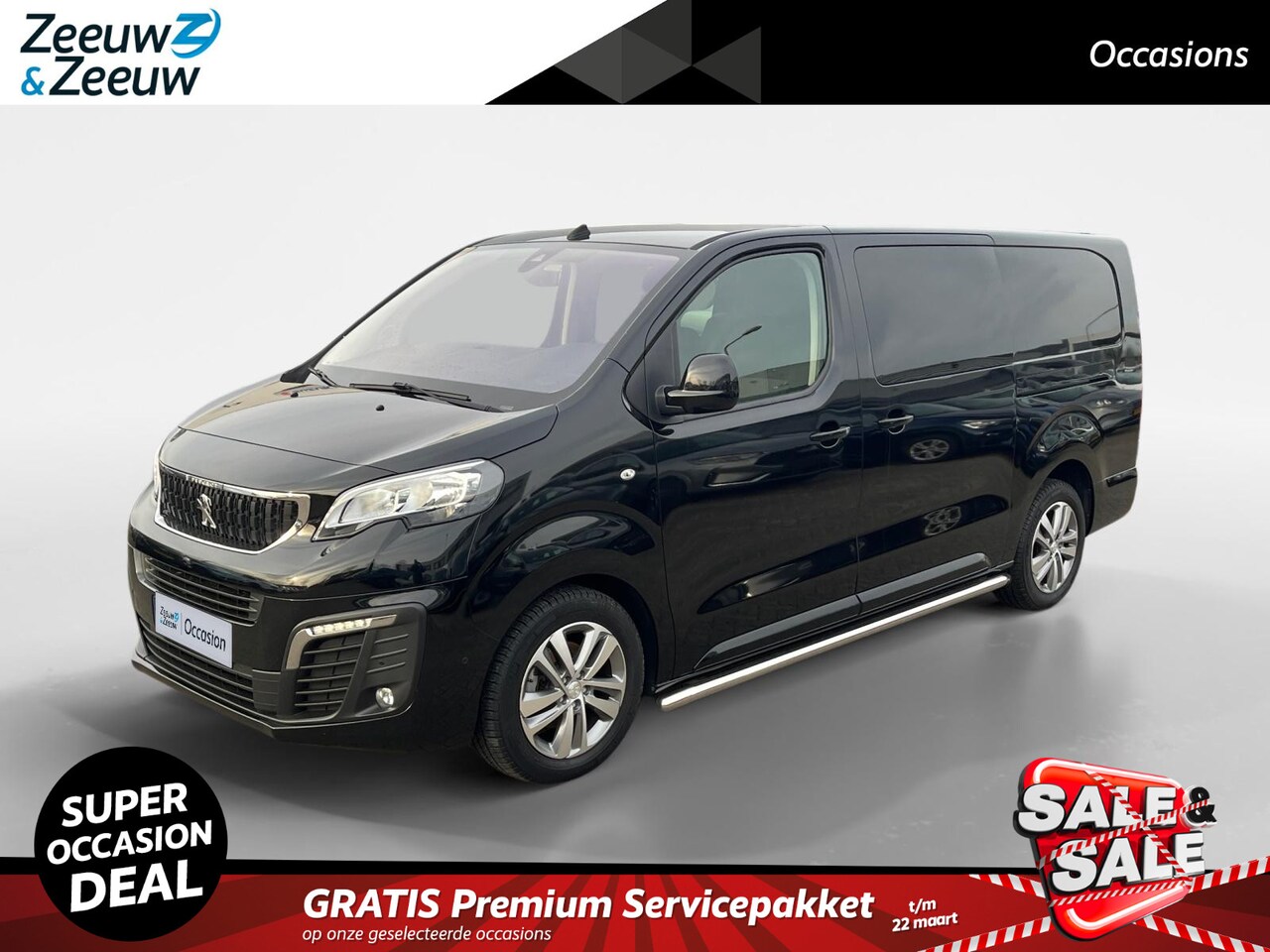 Peugeot Expert - 2.0 BlueHDI 120 Long Asphalt DC | Achteruitrijcamera | Sidebars | Luxe dubbele cabine | Tr - AutoWereld.nl