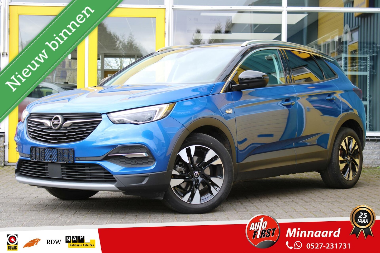 Opel Grandland X - 1.6 Trbo 180 Pk Ultimate Automaat Stuur en Stoel verw. - AutoWereld.nl