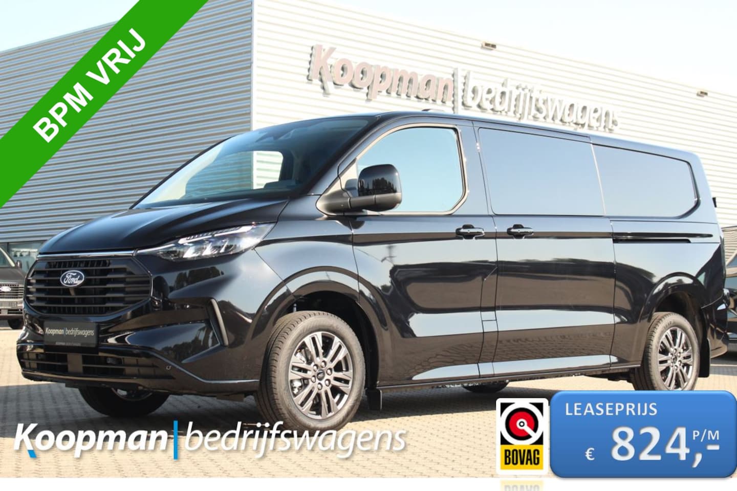 Ford Transit Custom - 320 2.0TDCI 136pk L2H1 Limited DC | Automaat | Driver Assist | Stoel+Stuurverw. | Carplay/ - AutoWereld.nl