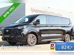 Ford Transit Custom - 320 2.0TDCI 136pk L2H1 Limited DC | Automaat | Driver Assist | Stoel+Stuurverw. | Carplay/