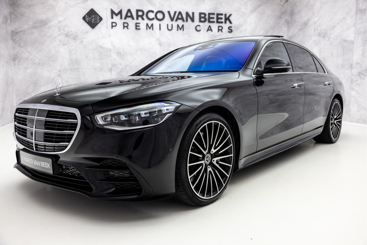 Mercedes-Benz S-klasse - 500 4MATIC Lang AMG Line | 4W Sturing | Exclusief | Stoelventilatie 4X - AutoWereld.nl