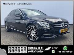 Mercedes-Benz C-klasse - 220 CDI Prestige OpenSky Leer Camera Clima Cruise Euro 6 AMG-Velgen