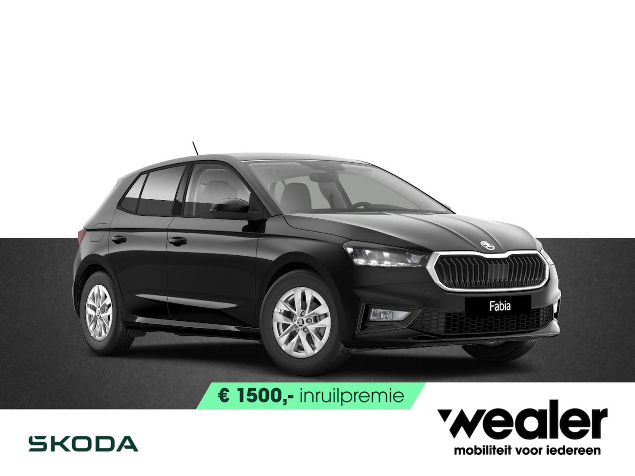 Skoda Fabia - Selection 1.0 TSI 95 PK | 15" lichtmetalen velgen | Getint glas | Keyless | Apple Carplay/ - AutoWereld.nl