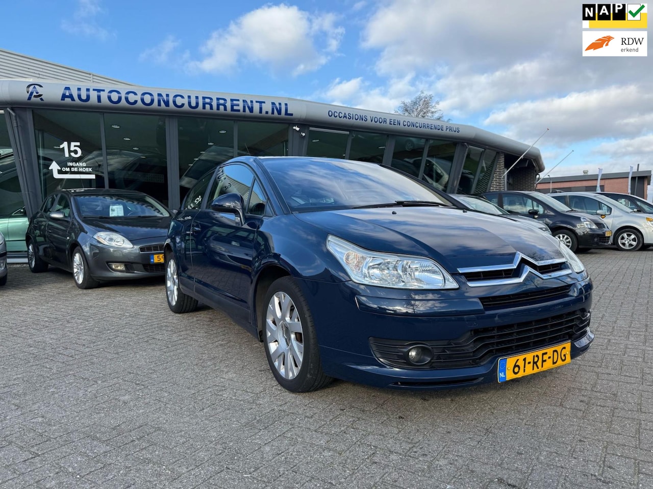 Citroën C4 Coupé - 1.6-16V VTR+, Automaat, Airco, Navi, Inruil mogelijk. - AutoWereld.nl