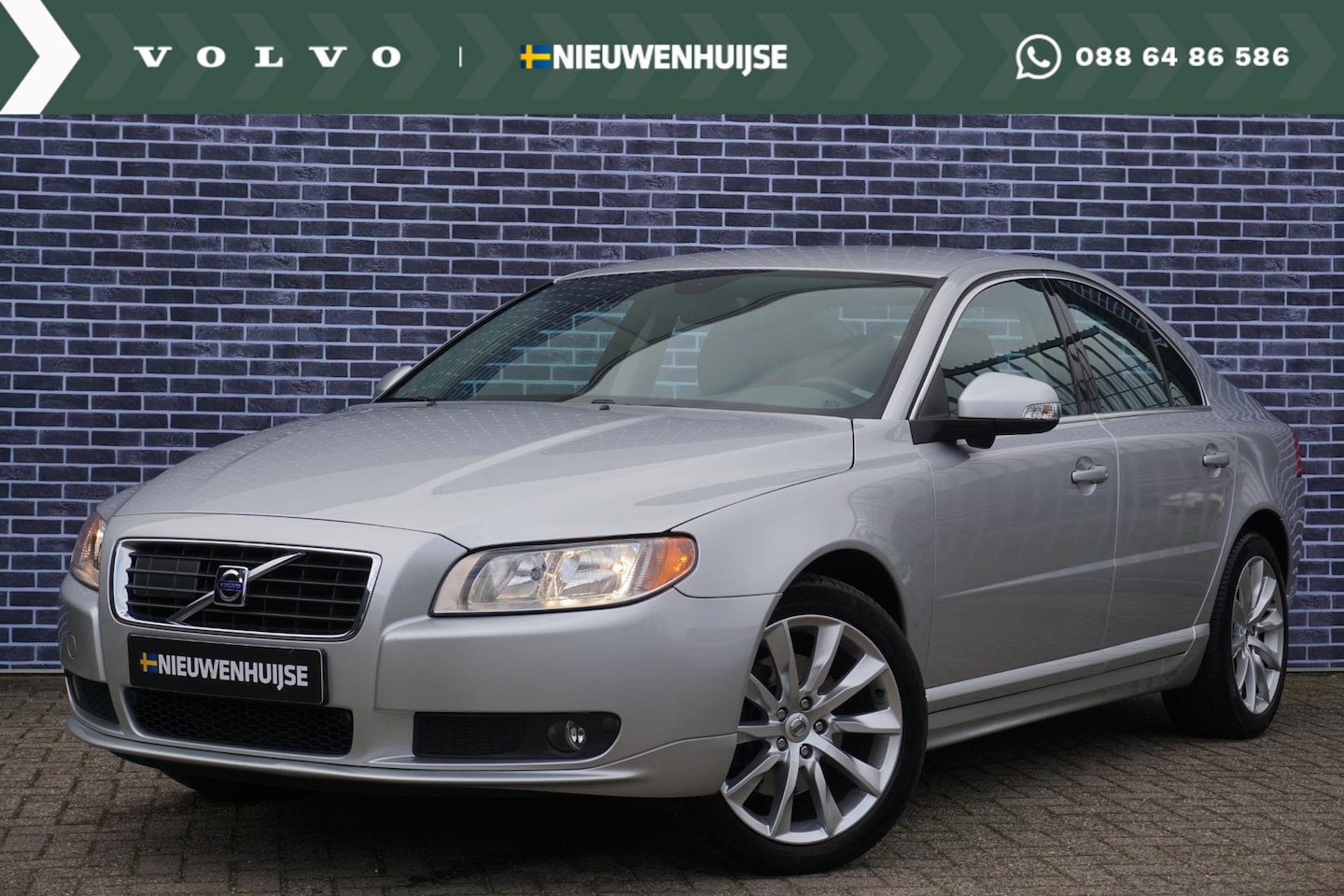 Volvo S80 - 3.2 AWD Momentum | Adaptieve cruise control | Stoelverwarming | BLIS | Leder | Parkeersens - AutoWereld.nl