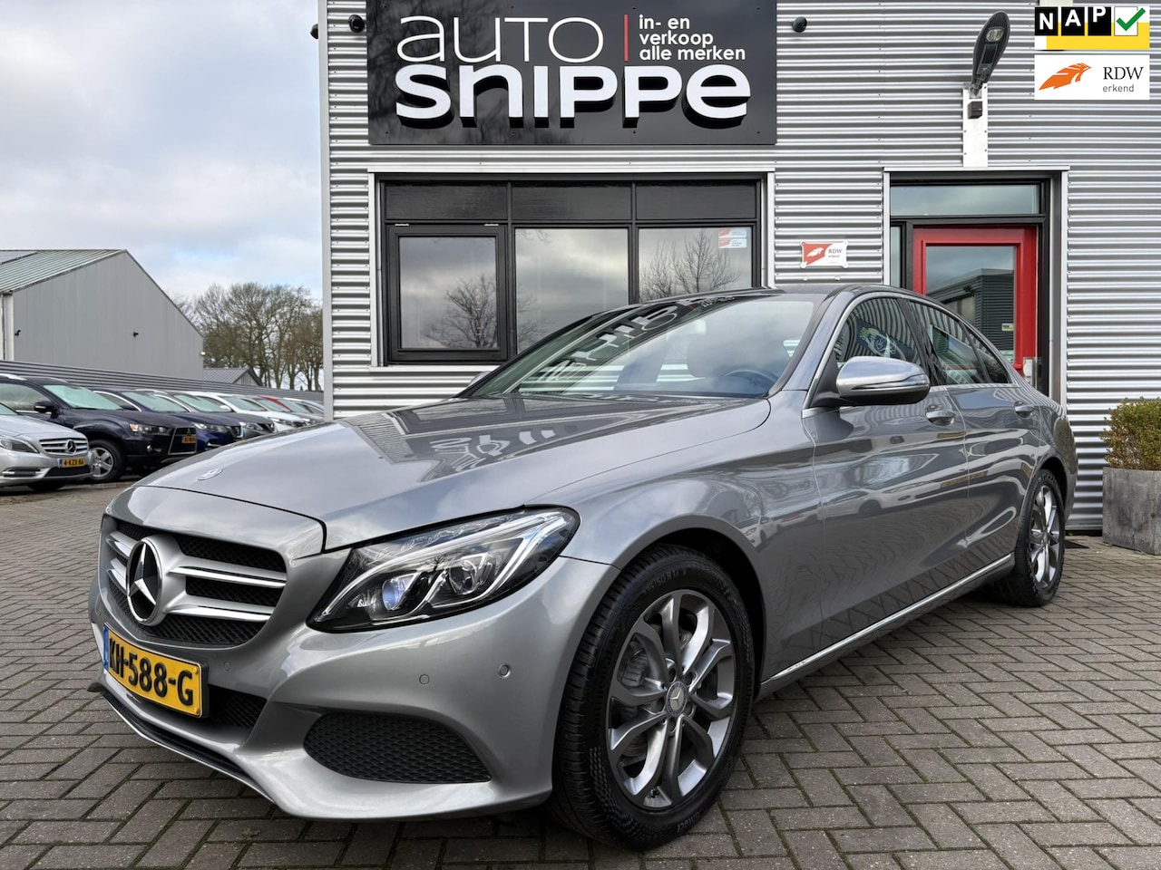 Mercedes-Benz C-klasse - 180 Lease Edition -AUTOMAAT-STOELVERWARMING-FULL LED-ISOFIX-NAVI-CAMERA-BLUETOOTH-SPORTSTO - AutoWereld.nl