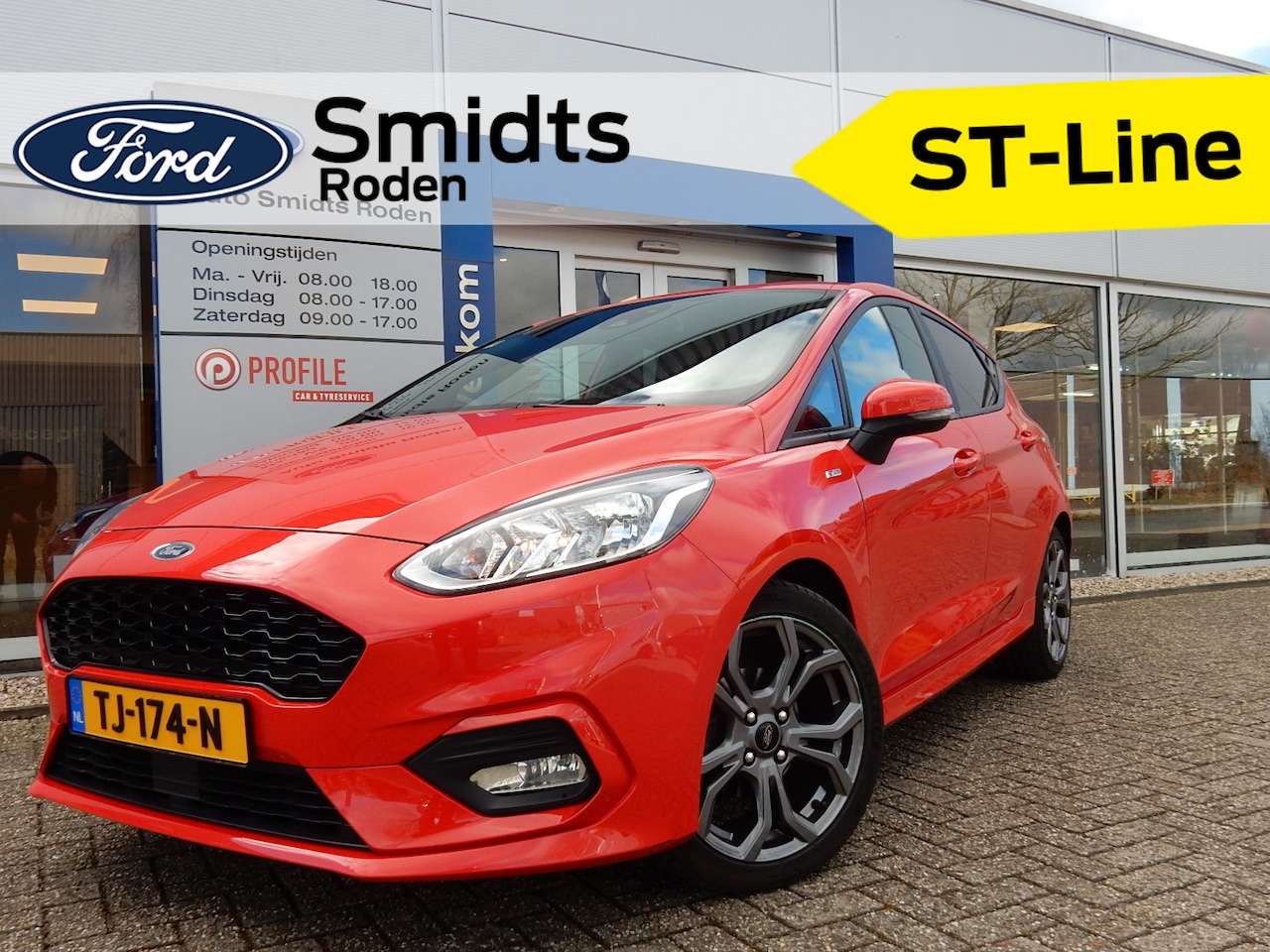 Ford Fiesta - 100PK EcoBoost ST-Line 5drs | Navigatie | Clima | Cruise | ISOFIX | Privacy glass | - AutoWereld.nl