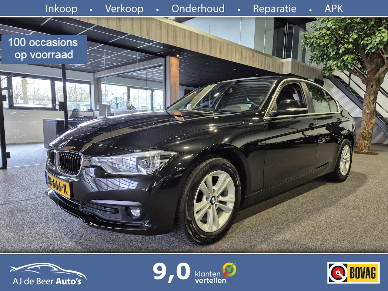 BMW 3-serie - 318i Essential Navi (groot scherm) | Clima Airco | Sensoren | LED | Nette auto - AutoWereld.nl