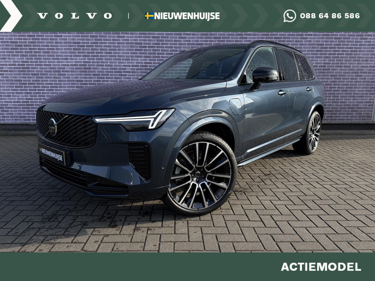 Volvo XC90 - - nieuw model - T8 Plug-in hybrid AWD Ultra Dark | Bowers & Wilkins audio | Luchtvering | - AutoWereld.nl