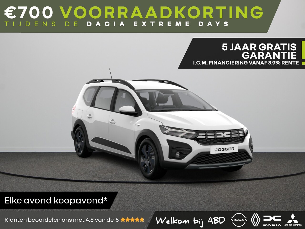 Dacia Jogger - TCe 100 ECO-G 6MT Expression 7-zits | Bekleding ‘Expression’ | Cruise Control met snelheid - AutoWereld.nl