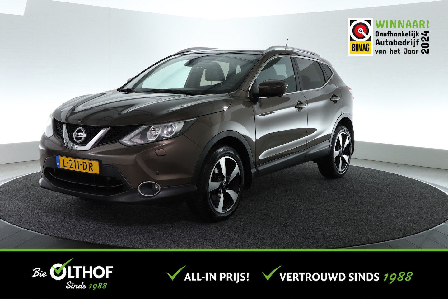 Nissan Qashqai - 1.2 N-Connecta | PANO-DAK | CAMERA | CARPLAY | - AutoWereld.nl