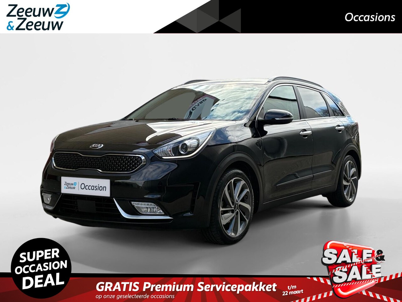 Kia Niro - 1.6i Hybrid SportsLine 1e Eigenaar | Dealer onderhouden | Bi-xenon | Lichtmetalen velgen 1 - AutoWereld.nl