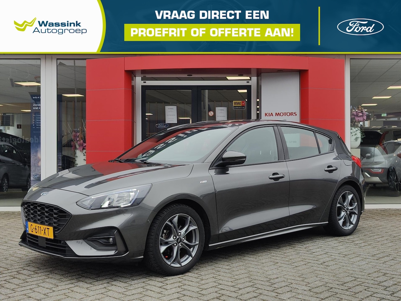 Ford Focus - 1.0 EcoBoost 125pk ST-Line Business | Adaptive Cruise Control | Navigatie | Airco | Camera - AutoWereld.nl