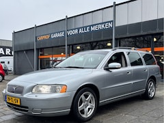 Volvo V70 - BWJ 11-2006 | 2.4 170PK Edition Classic AUTOMAAT | LEER | CLIMA | NAVI | TREKHAAK | STOELV