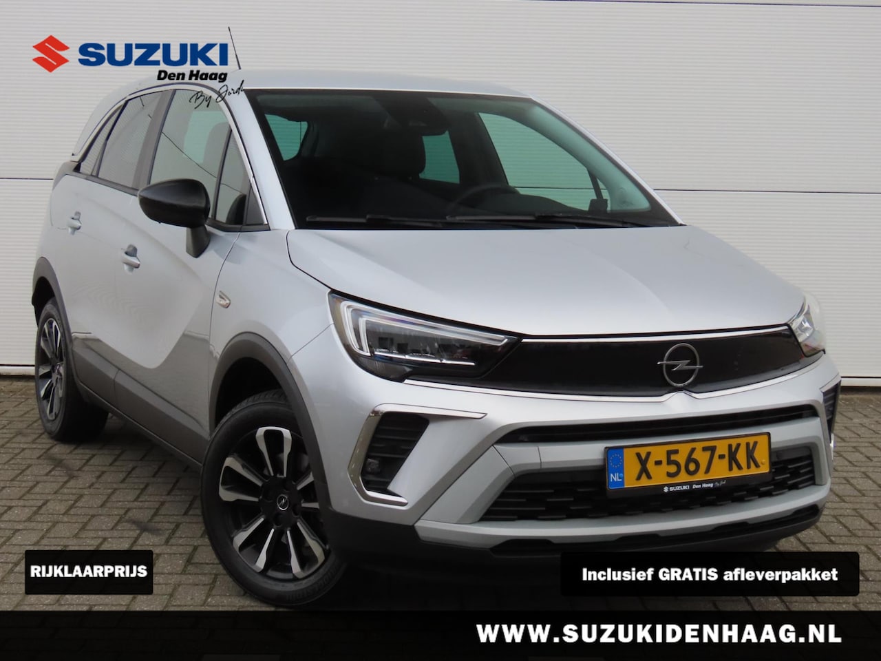 Opel Crossland - 1.2 Turbo Elegance / Automaat / 360 Camara / Apple carplay / Android auto - AutoWereld.nl