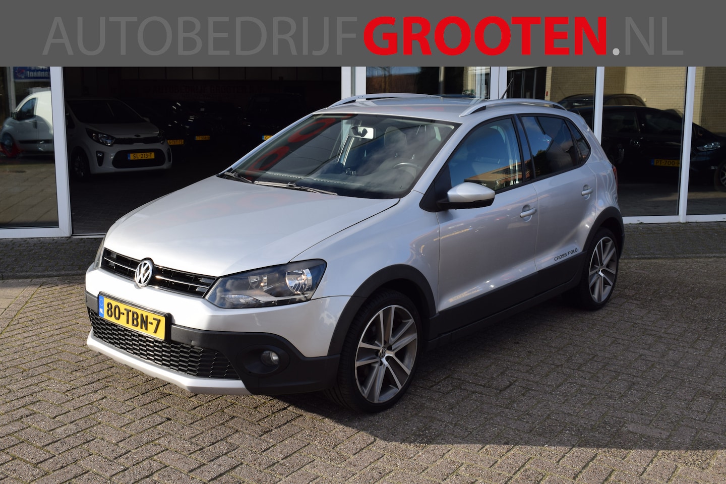 Volkswagen Polo - 1.2 TSI Cross//Airco//Cruise//Trekhaak!! - AutoWereld.nl