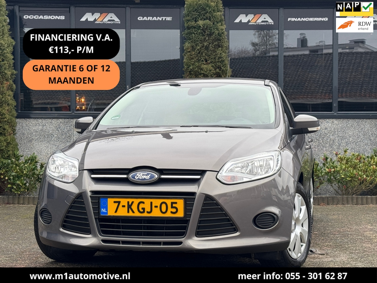 Ford Focus - 1.0 EcoBoost Trend | Airco | Navi | Cruise | Trekhaak - AutoWereld.nl