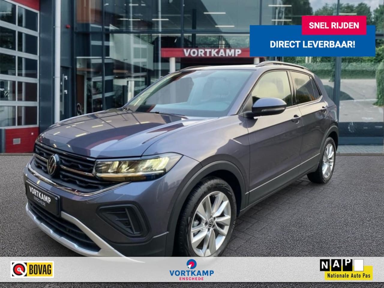 Volkswagen T-Cross - 1.0 TSI DSG LIFE CAMERA/KEYLESS/STOELVERW/CARPLAY/LED - AutoWereld.nl