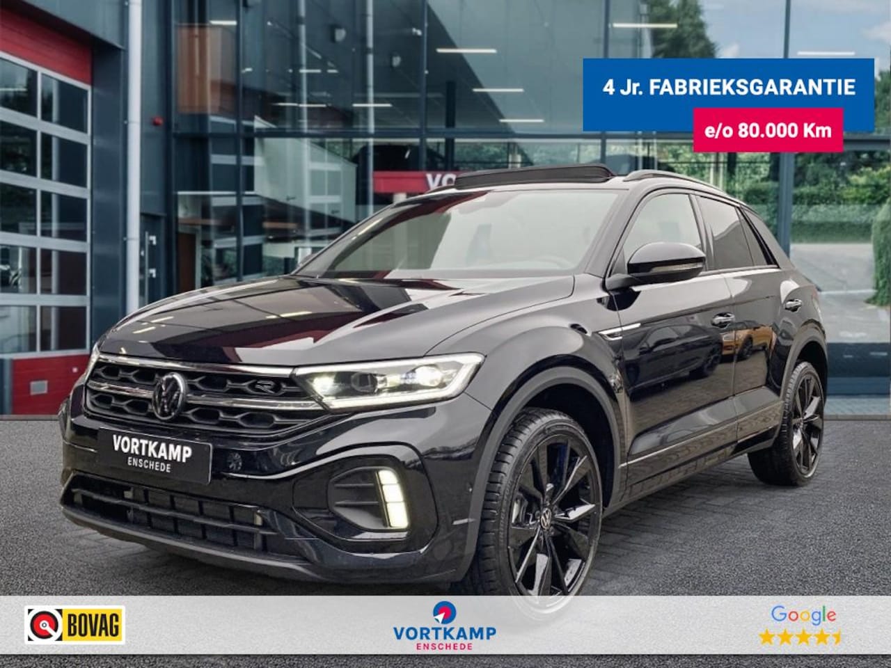 Volkswagen T-Roc - 1.5 TSI DSG R-LINE BLACK OPTIK 19''LM/PANO-DAK/E-KLEP/ACC/CAMER - AutoWereld.nl