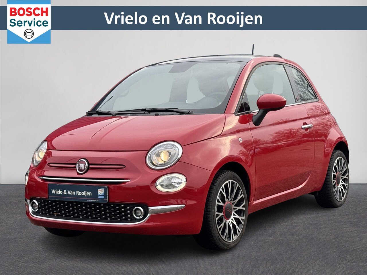 Fiat 500 - 1.0 Hybrid RED | Cruise | Pano | Parkeersensoren achter | ACC | Red edition | LM velgen | - AutoWereld.nl