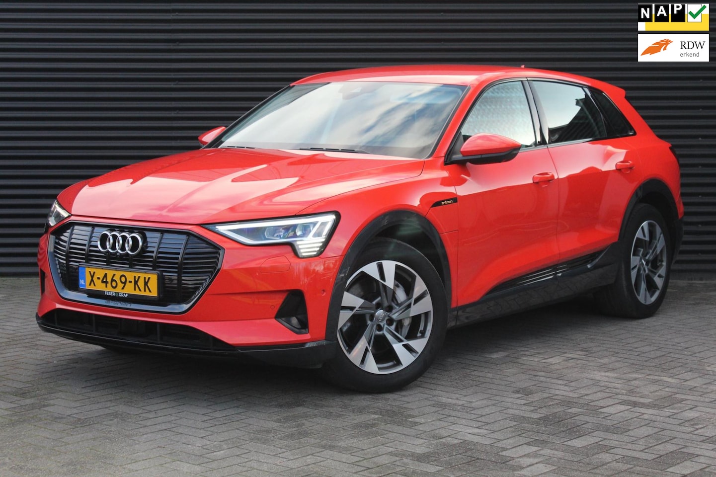 Audi e-tron - 55 quattro advanced Pro Line + 95 kWh | 360 camera | HUD | ACC & Lane ass | - AutoWereld.nl