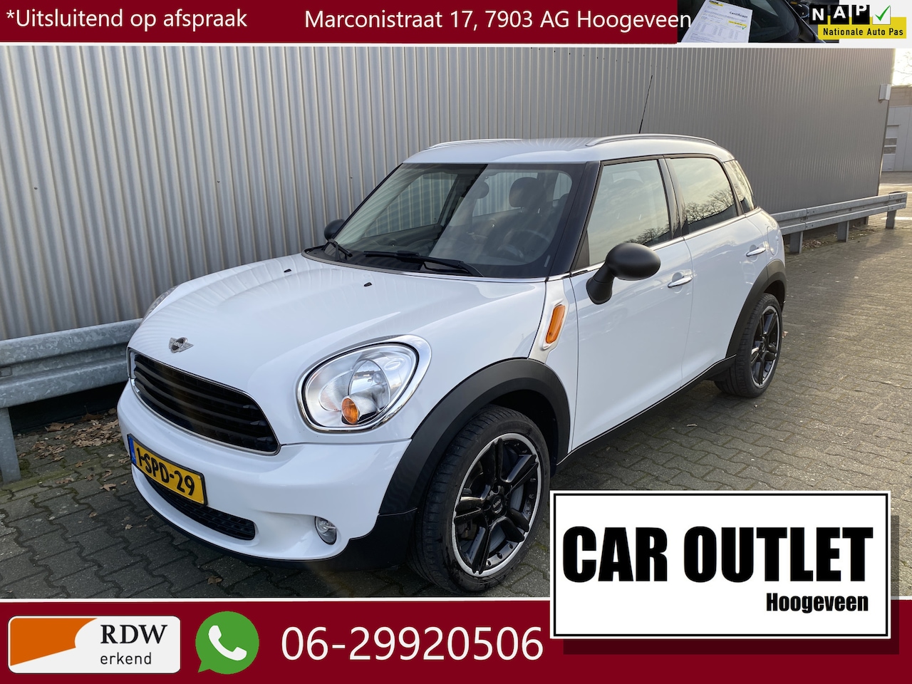 MINI Countryman - Mini 1.6 One Business Line 142Dkm.NAP, 2e Eignr, A/C, CC, Navi, PDC, LM, z.g.a.n. APK – In - AutoWereld.nl