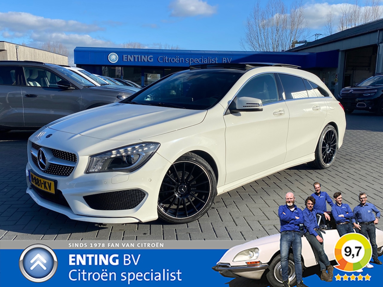 Mercedes-Benz CLA-klasse Shooting Brake - 200 ORANGE AUT7 SCHUIFDAK XENON LEER/ALCANTARA - AutoWereld.nl